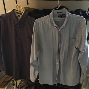 Lot of two men’s casual dress shirts